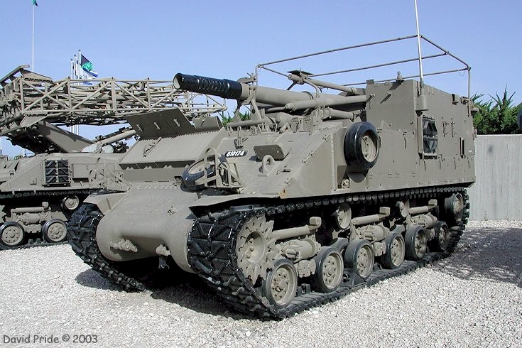 Israel had many a strange AFV built on Sherman hulls, including the M50 155mm, using the French Model 50 gun on the longer M4A4 hull