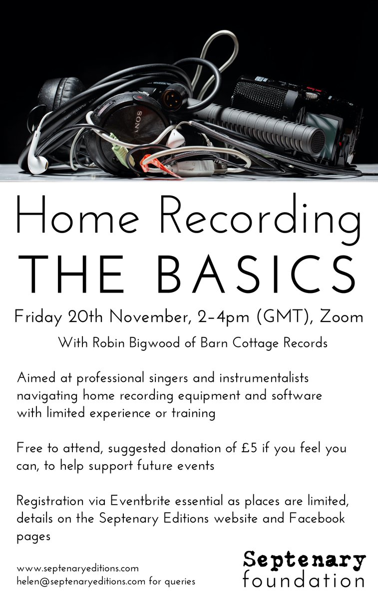SeptenaryEdits's tweet photo. This is happening on FRIDAY! @barncottrecords @RobinBigwood Sign up via Eventbrite, £5 donation if you feel you can afford it, free tickets also available. Sign up via Eventbrite: https://t.co/7SPpr8sZGE https://t.co/FYk9s4VNWk