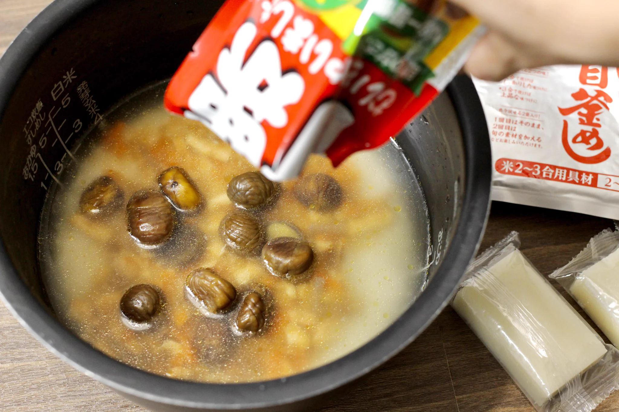 もち米を使わずに出来る「なんちゃって栗おこわ」が美味しそうなんだが‼