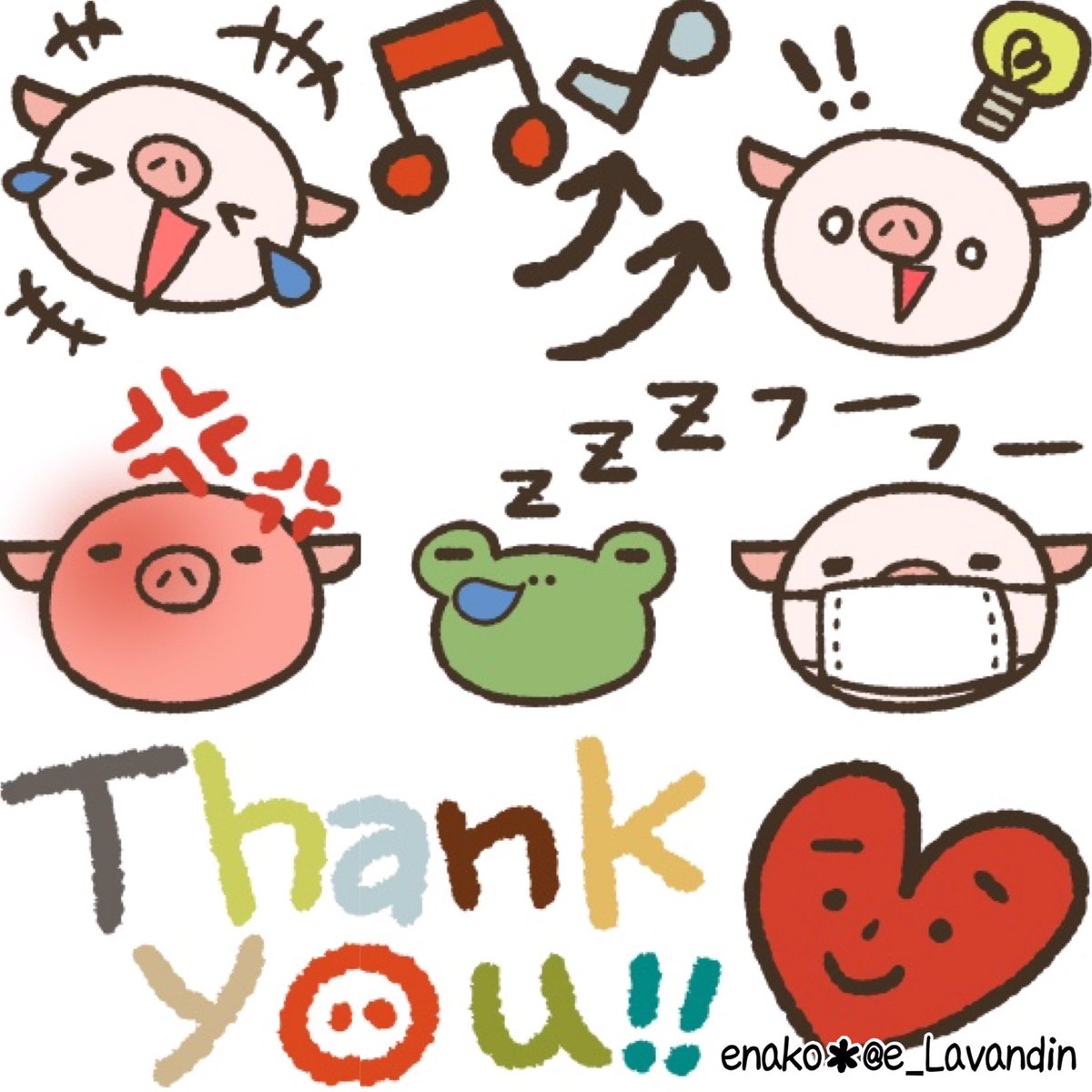 Enako Lineスタンプ 絵文字 着せかえ ぶぅたシリーズ 好評販売中です T Co Vgxg9rqxzi Thank You Lineスタンプ Line絵文字 Line着せかえ ぶぅた かわいい 動物 こぶた 北欧 北欧風 シンプル イラスト イラスト