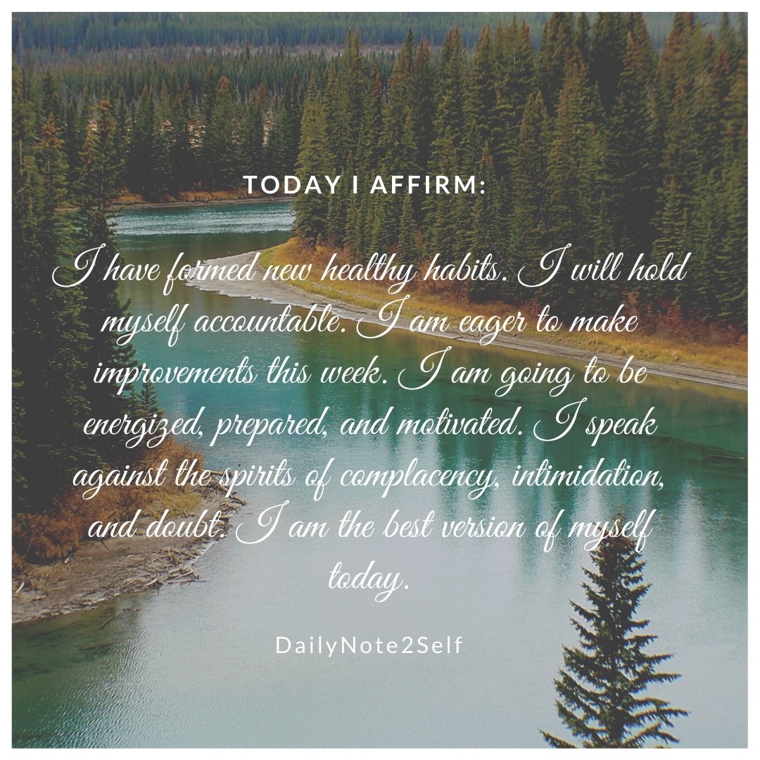 DailyNote2Self's tweet photo. Grand Rising 🌞 We are prepared and ready to conquer this week’s responsibilities. We will be gentle with ourselves but we will take accountability for our actions. It’s going to be a fantastic week. 

Type “I Claim It” to affirm this!!!

#DailyNote2Self  #WhenInDoubtAffirmItOut https://t.co/NFFMOuFhLG