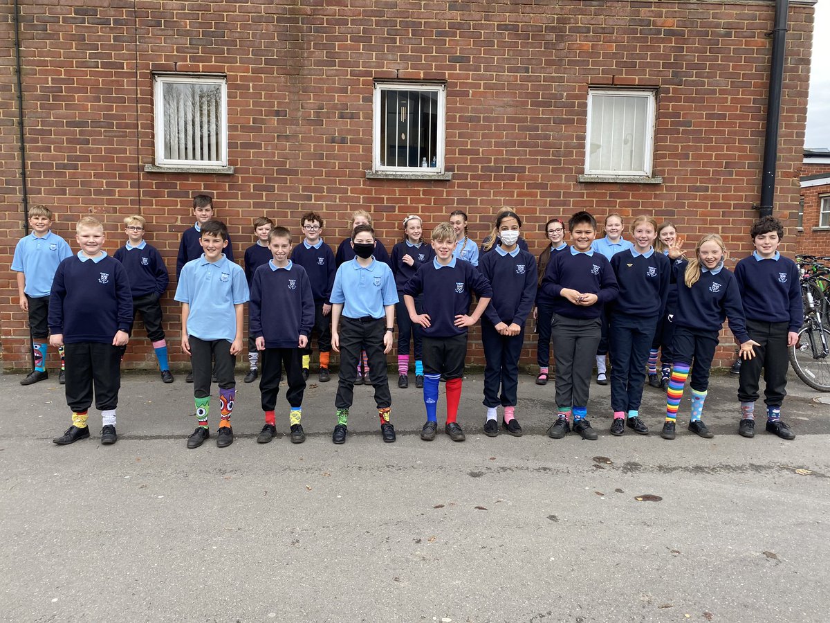 KesgraveHigh's tweet photo. Year 7 took part in odd socks day today in line with Anti-Bullying week, which is designed to celebrate diversity and difference. This is only a small number of those who got involved, so well done all! Dan and Ella won themselves another set of odd socks for their involvement! https://t.co/floYmtAMvM