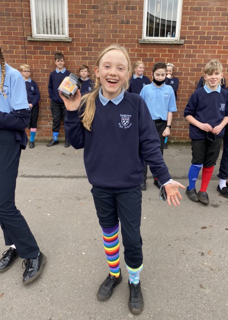 KesgraveHigh's tweet photo. Year 7 took part in odd socks day today in line with Anti-Bullying week, which is designed to celebrate diversity and difference. This is only a small number of those who got involved, so well done all! Dan and Ella won themselves another set of odd socks for their involvement! https://t.co/floYmtAMvM