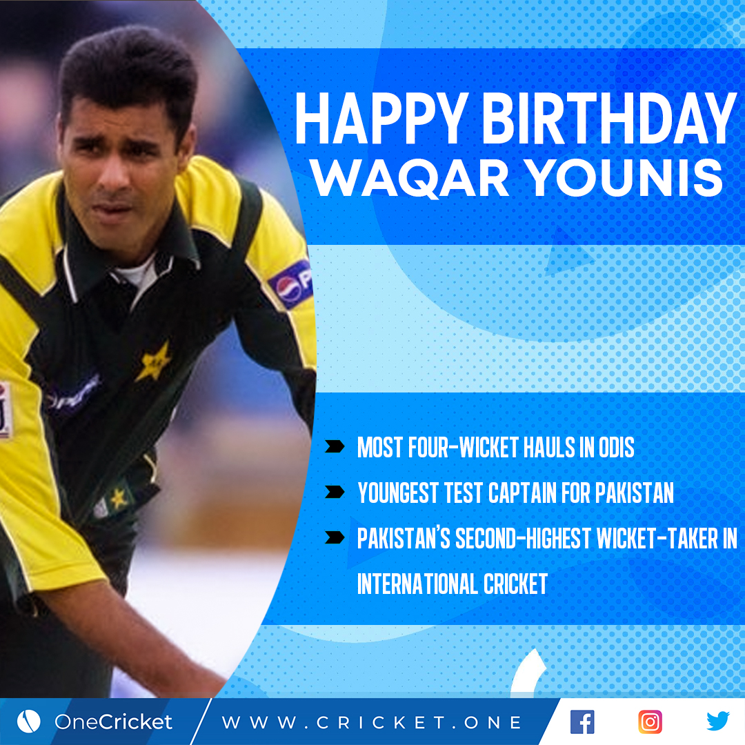 Wishing Pakistan legend Waqar Younis a very happy 49th birthday!   