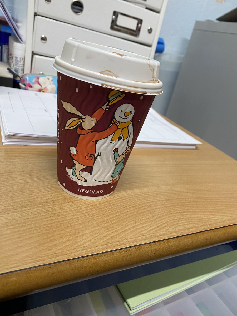 scar_miss's tweet photo. When a sixth former brings you a coffee 🥺🥺 - What a way to start Monday off!!! 🎉🎉🎉 https://t.co/CDSQRZqqbx