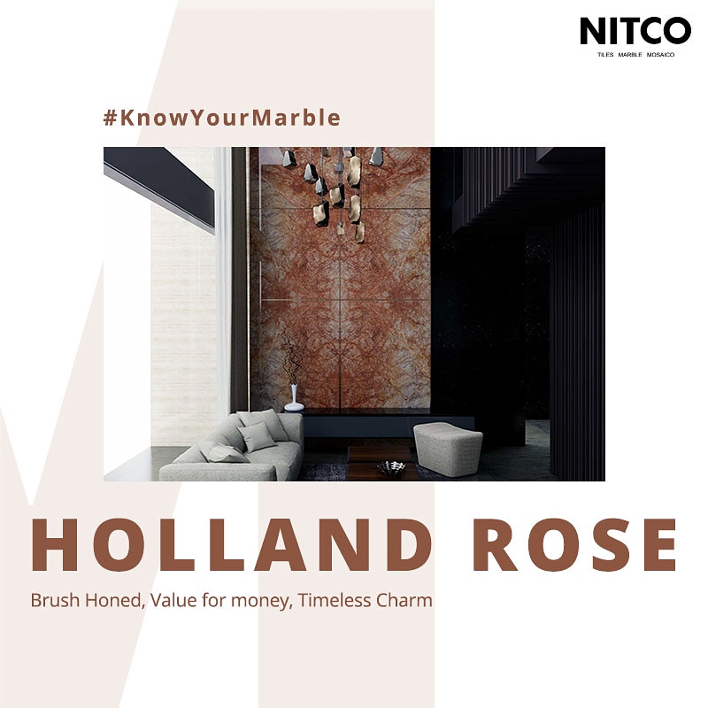 NitcoLtd's tweet photo. Elevate your walls with a plush finish and a gorgeous shade, with our new Holland Rose marble. Its unusual, brush-honed timeless charm is a massive head-turner! Call us on 1800 266 4826 or visit https://t.co/1wFyIfrKM9 for more details.
#Nitco #NitcoMarble #HollandRose https://t.co/uvN1Oz1a0X