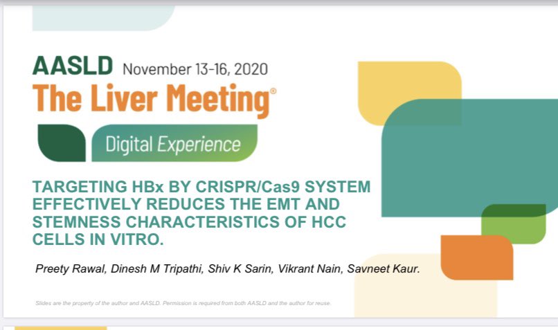 savykaur3's tweet photo. Two excellent oral presentations from Physiology lab, ILBS at #aasld2020 #TLMdX @AASLDtweets
Hard work pays👏🏻👏🏻
Congratulations @DineshMTripathi @PretsR https://t.co/B0bsNAekVr