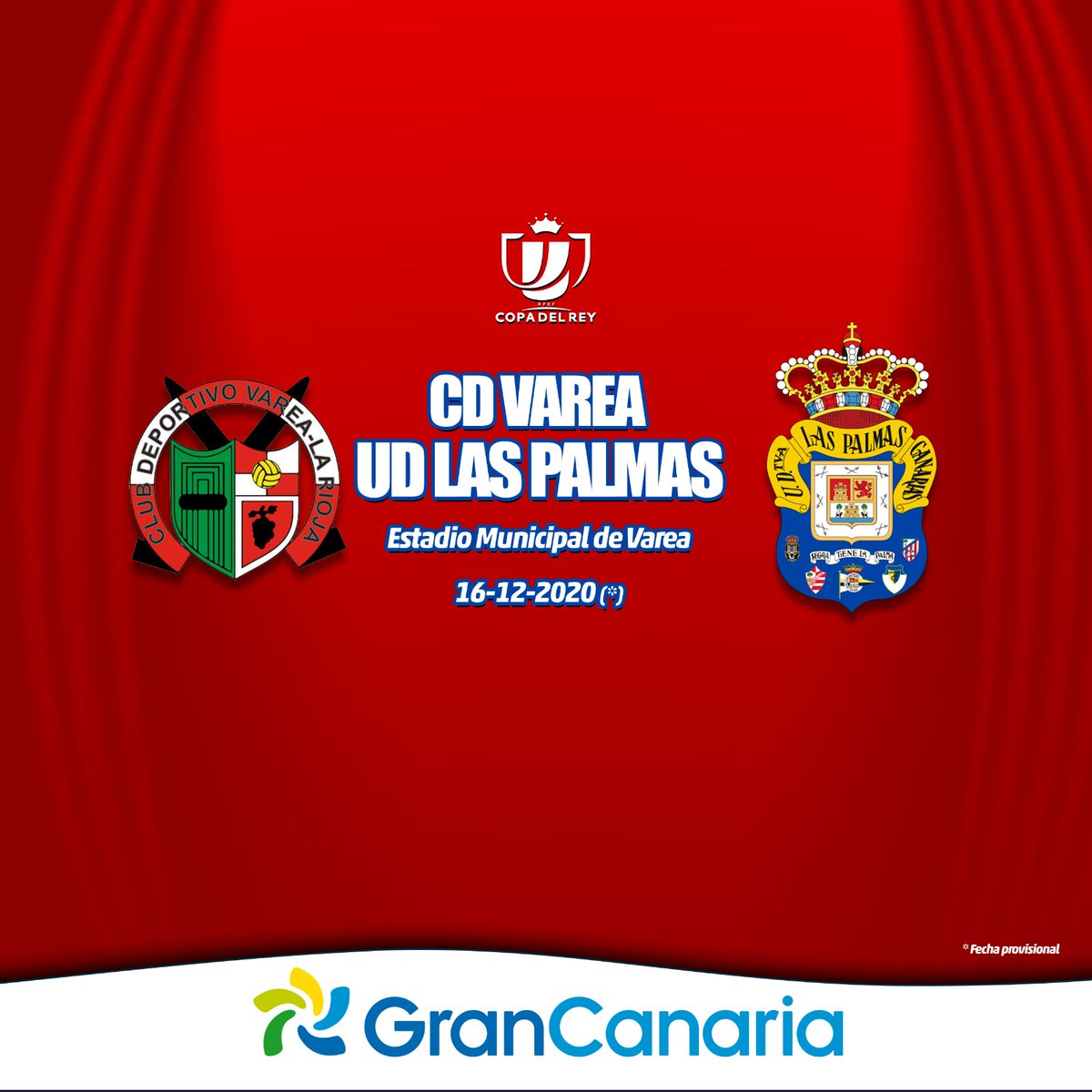 UDLP_Oficial's tweet photo. 🔥 ¡Ya conocemos a nuestro rival en primera ronda de Copa del Rey!

Nos vamos hasta La Rioja para medirnos al @vareaoficial. 

#LaCopaMola https://t.co/VLU5XTDdfJ