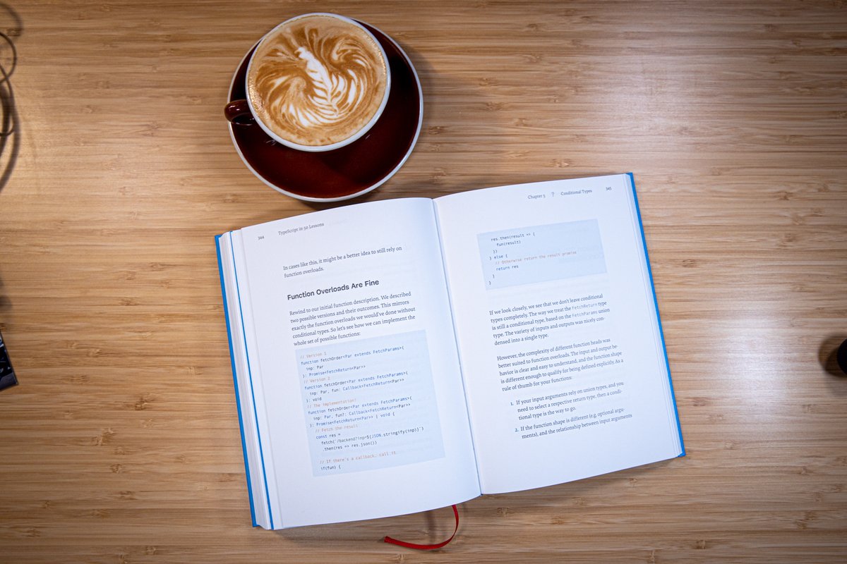 🎉🥳 Meet “TypeScript in 50 Lessons”, a deep-dive by <a href="/ddprrt/">🦋 @deadparrot.dev 🐘 @deadparrot@mastodon.social</a> on TypeScript, how it works, and how you can make it work for you.

● Everything TypeScript
● Code walkthroughs
● Hands-on examples

Last hours to get a lil’ friendly discount! ;) 

smashingmagazine.com/printed-books/…