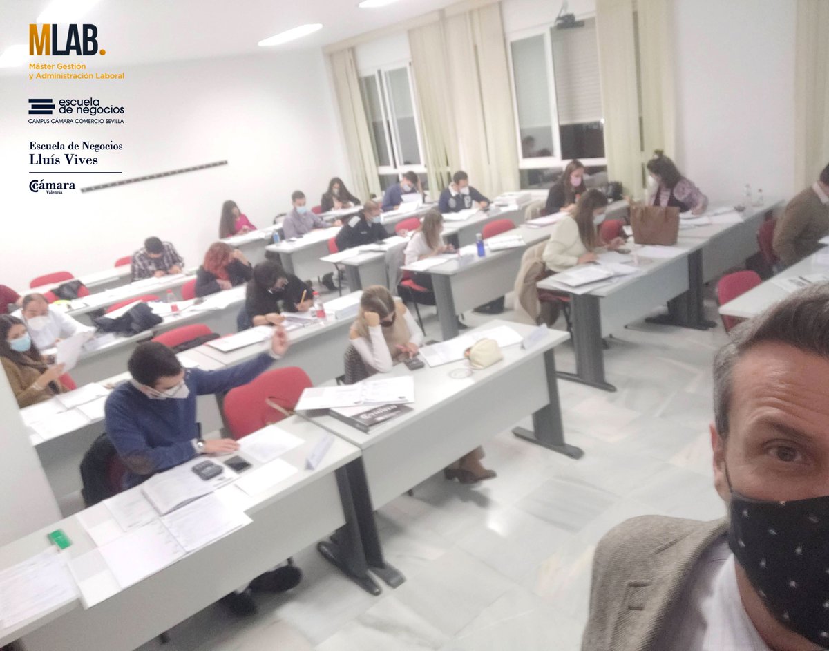 Master_Laboral's tweet photo. Los alumnos han dado sus primeros pasos en materia laboral en la primera clase de nóminas y seguros sociales.📑

En esta sesión han aprendido a elaborar el recibo de salarios, conocimiento fundamental para su futuro trabajo como asesores.💼

Gran grupo de trabajo.👏🏽 https://t.co/XAzkOzHfpA