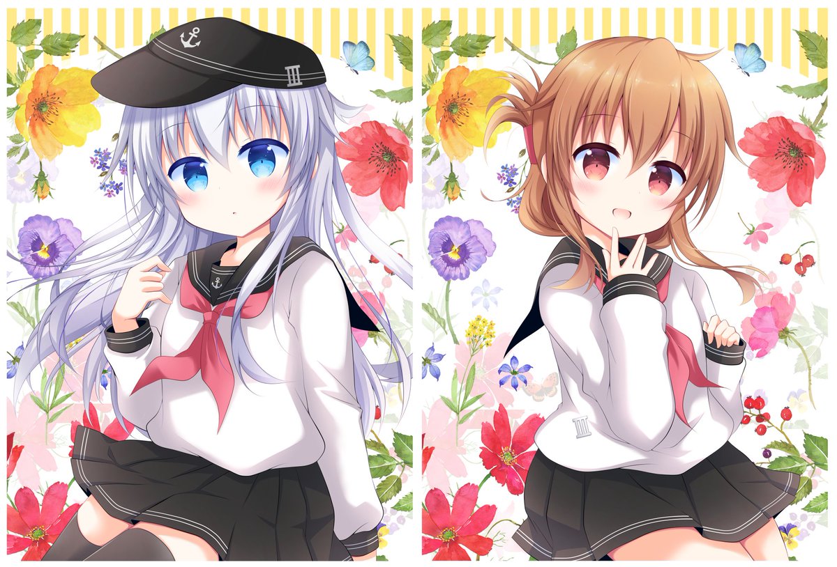 #皆さん線画と塗った後を見せてください 
線画だとなんか表情に闇を感じる…! 