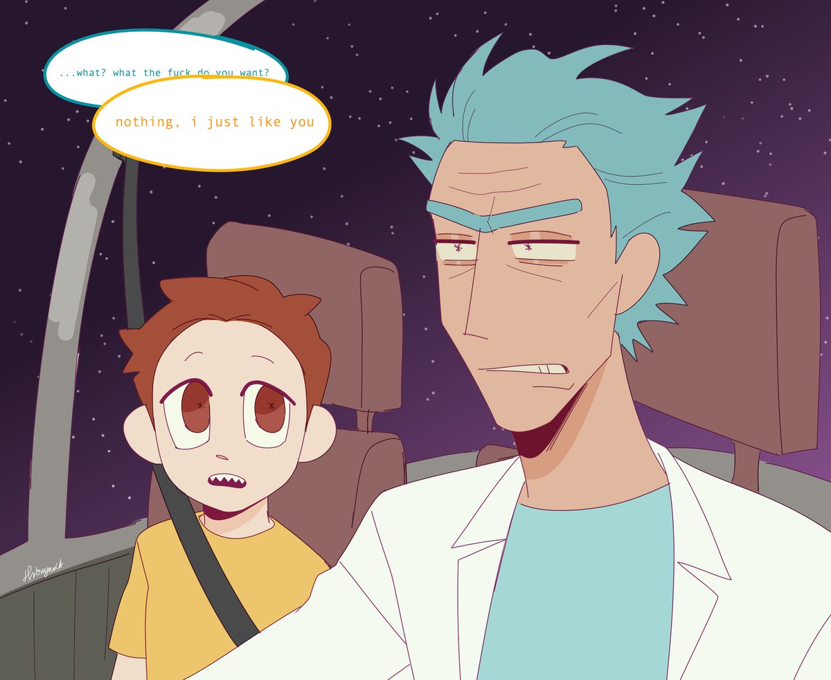 shibuyarick's tweet photo. #rickorty mo-rty but he's straightforward https://t.co/GPn8R9WPqf