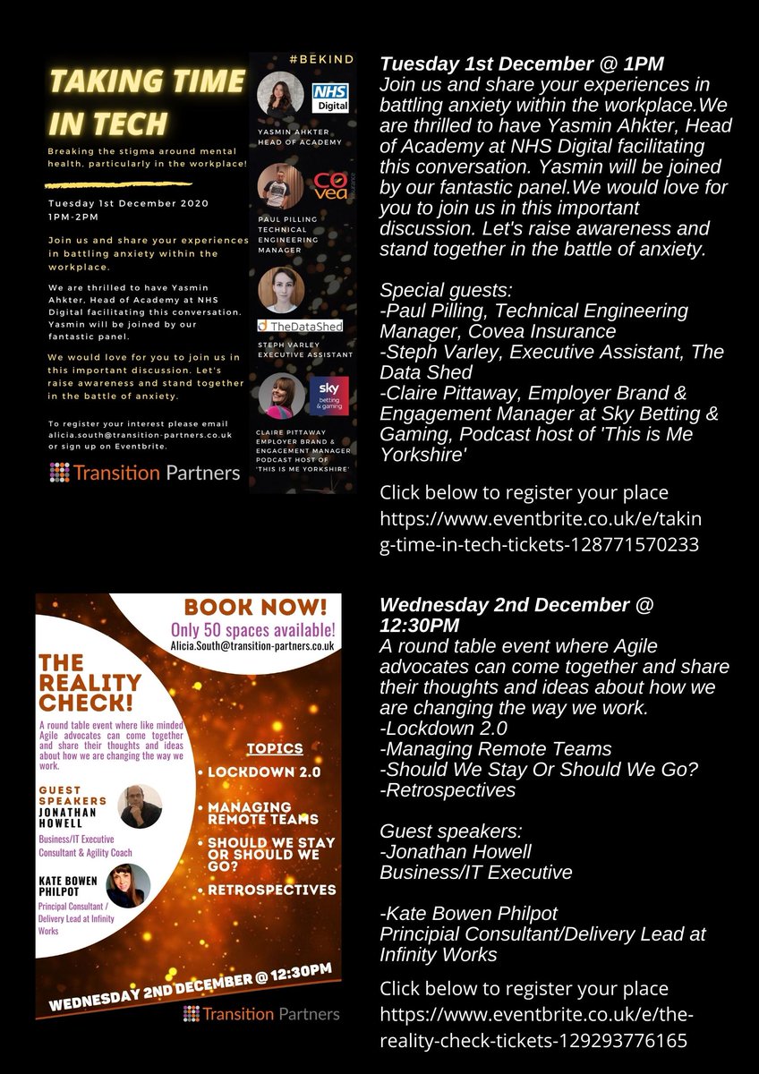 TransitionPRec's tweet photo. Here's our updated event schedule... thinking of joining us for any of these? Let us know when you have reserved your place! > https://t.co/P9N5Ws668y https://t.co/9uWU0NQA3u