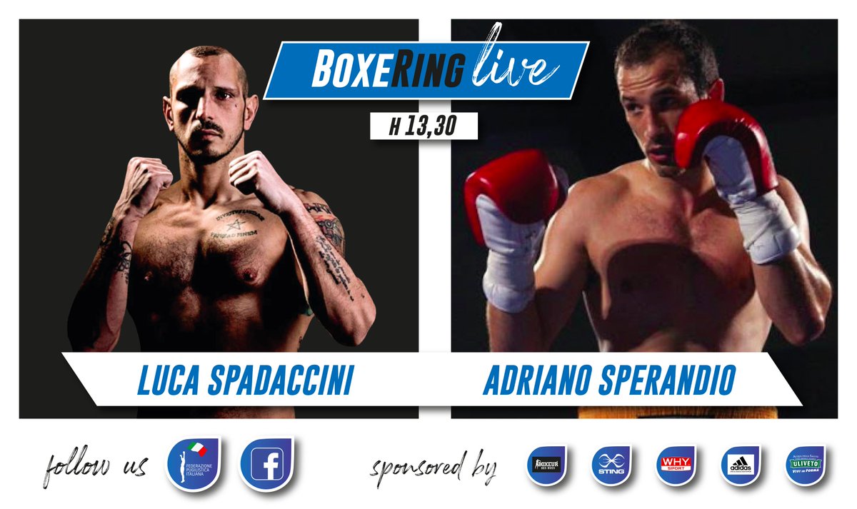 FPIBoxe's tweet photo. 🥊RUBRICA LIVE #BOXERING
➡️DIRETTA SU FACEBOOK FPI
➡️PUNTATA 37 Adriano Sperandio
& Luca Spadaccini
🗓 17/11 H 13.30
➡️https://t.co/JonUyD8RhV https://t.co/YTfeMgNZdJ