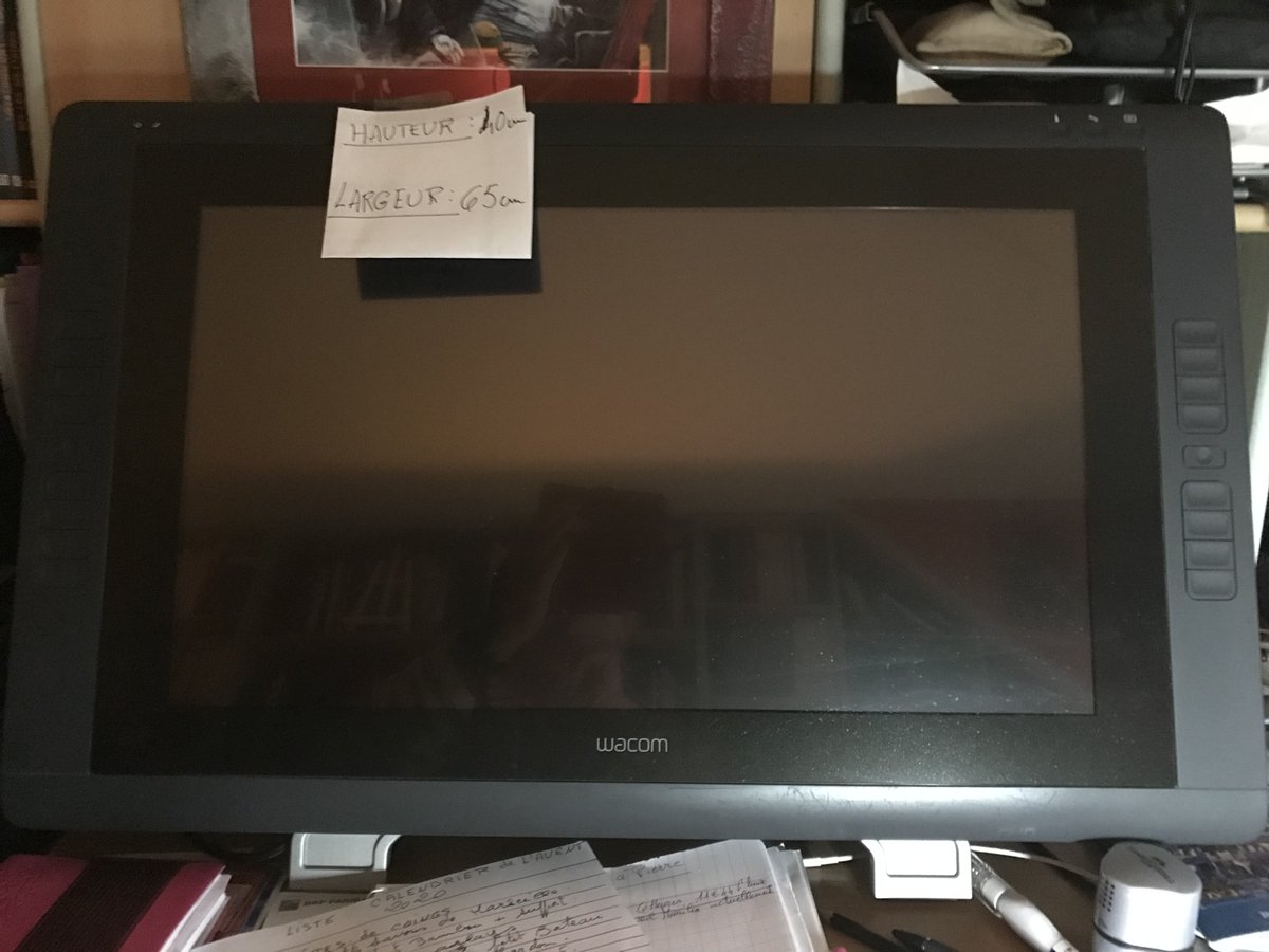 Guillaume_Del's tweet photo. Je passe une annonce pour vendre une Wacom Cintiq 22HD. D'occasion, elle a 4-5 ans mais en très bon état. Prix de départ 500 €. Si intéressé je vous mets en relation avec la vendeuse. https://t.co/jg5vhgYbiT