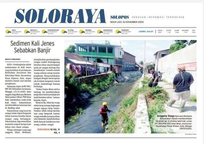 SibatSolo's tweet photo. Sedimen Kali Jenes Sebabkan Banjir via Solopos #KotaSolo https://t.co/6J00tVDqcu