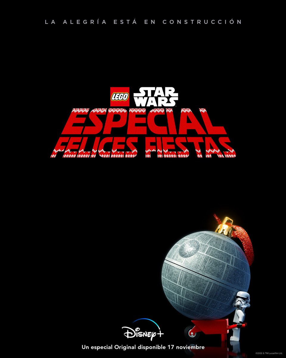 Twitter \ Disney+ España on Twitter: "Nosotros ponemos 'Lego Star Wars:  Especial Felices Fiestas' y tú pones el espíritu navideño. ¡Estreno mañana  en #DisneyPlus! https://t.co/HN2BKqkXrY"
