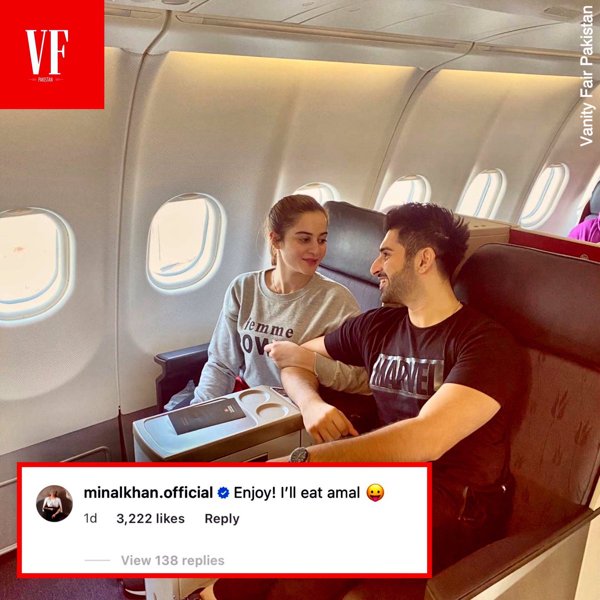 vanityfairpak's tweet photo. #AimanKhan & #muneebbutt are going on vacation leaving behind baby #amalmuneeb behind with khala #MinalKhan 🥰
#vanityfair #vanityfairpak #vanityfairpakistan https://t.co/OdCBYcGtLp