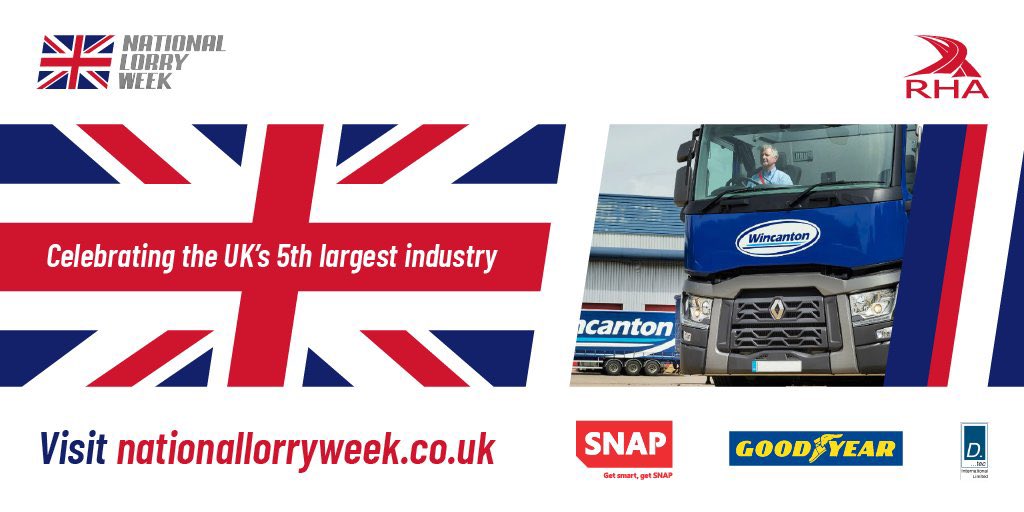 AgentMarket_X's tweet photo. Today marks the launch of #NationalLorryWeek.

We're so proud to work alongside @RHANews on this important campaign which celebrates the #logistics sector and everyone who works in it.

Check out https://t.co/GYsfiGC2yf for more details on industry events, jobs and careers. https://t.co/VI7GQWDEa4