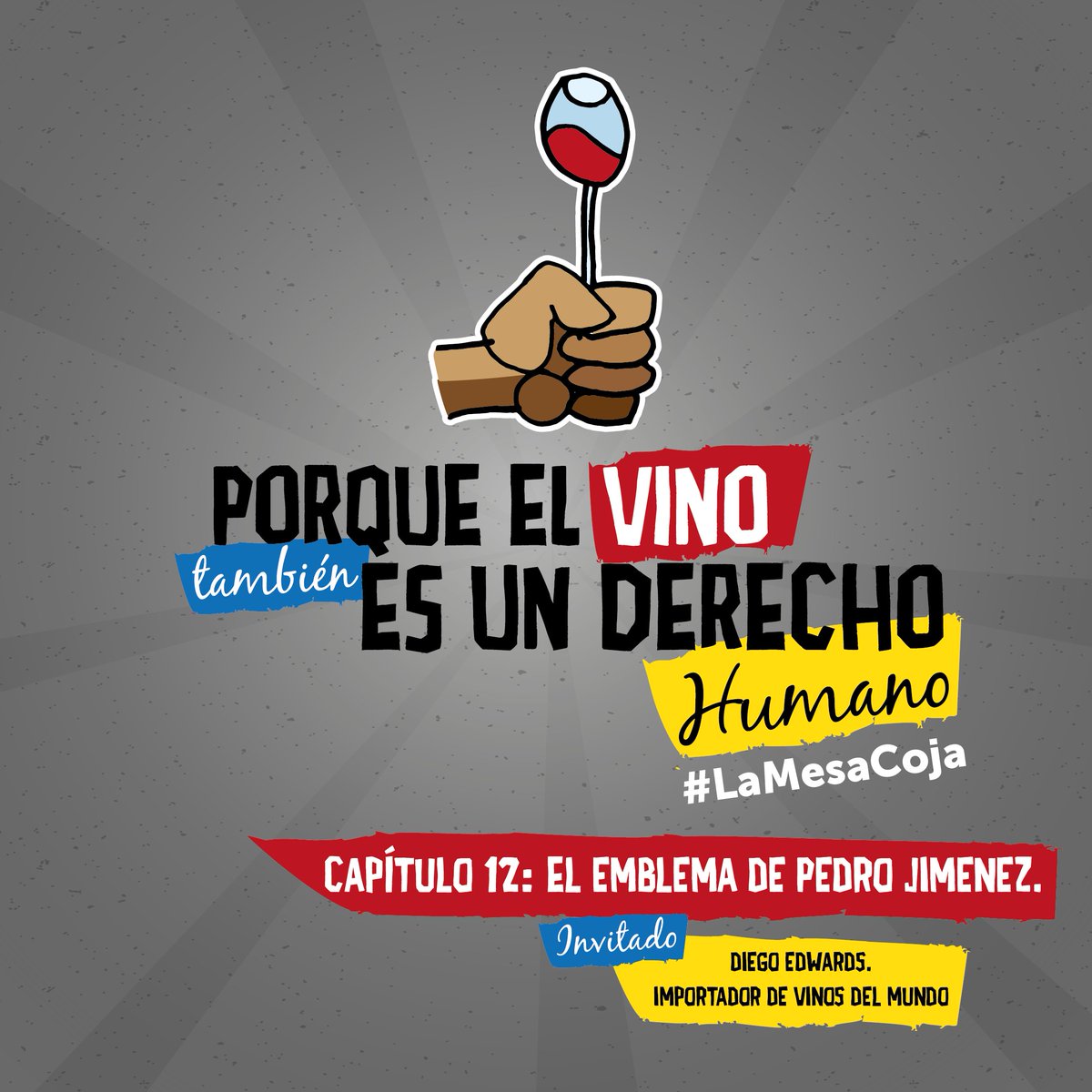 ESTRENO | En #LaMesaCoja escuchamos "El emblema de Pedro Jiménez". Además, visitamos "El Bodegón" de La Vinoteca y viajamos a Viña para visitar de vinos boutiques. Invitado: Diego Edwards, "importador de vinos del mundo". <a href="/cayamacana/">CayaMacana® ✊🏼❤️💥</a>  bit.ly/3f5SbEZ <a href="/MesaCojaRadio/">La Mesa Coja del Ministro</a>