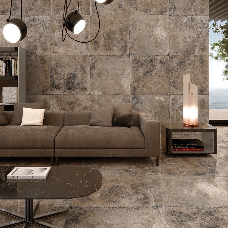 rakceramics's tweet photo. Detroit Metal lends its visually stimulating aesthetics to this rustic living room. ✨
#PorcelainTiles #MetallicTile #MetalEffect #TilesInspo #MetalEffectTile #DesignTiles #RusticStyle #LivingRoomDesign #ModernHomes #InteriorDesign #DesignInspo #LivingSpace