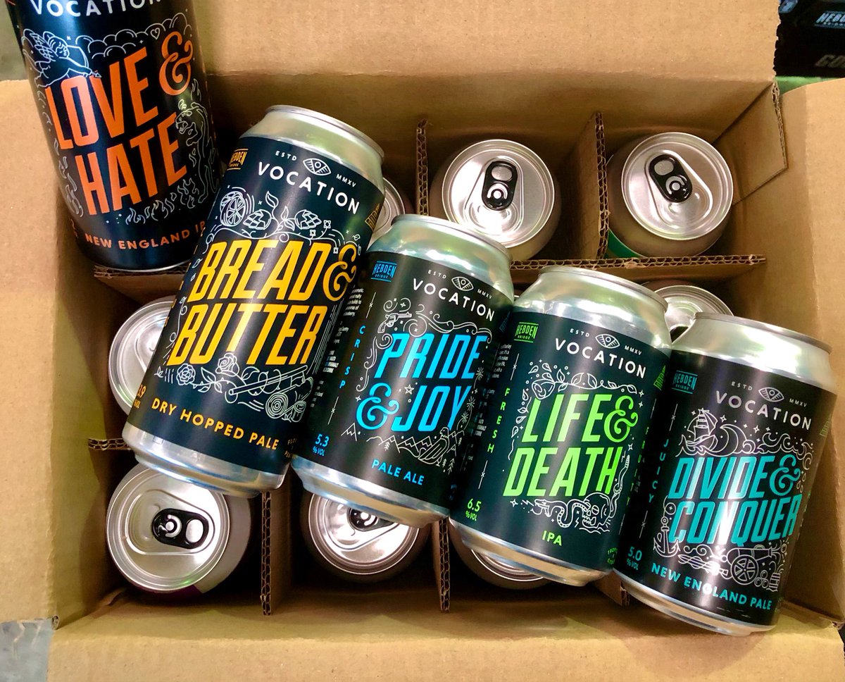 vocationbrewery's tweet photo. Well we all know what Monday means, it’s delivery day! 🚛
All of your wonderful orders, placed over the weekend are being packed and sent off to your lovely homes 🙌
#hebdenbridgetoyourfridge #vocationbrewery #vocationbeer #craftbeer #craftbeercans #beerbeerbeer #lockdowndelivery https://t.co/8ZJ8EEpEpq