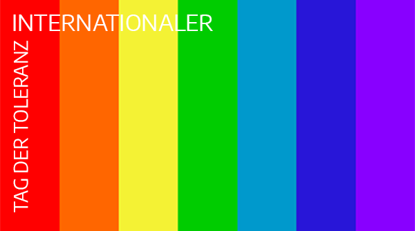Wir sehen heute bunt! Heute, am 16. November ist Internationaler Tag der Toleranz, ausgerufen von der UNESCO. Was bedeutet für euch Toleranz? Wir lieben #Diversität. Wir stehen ein für ein respektvolles #Miteinander. Heute mehr denn je - wir machen es #digital und #kunterbunt.