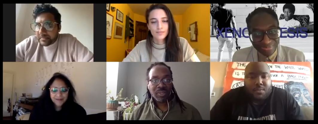 LuminalTheater's tweet photo. You MUST watch our Q&A fr. 11/13 with @theotolithgroup's Anjalika Sagar and Kodwo Eshun for Instant Ancestry's presentation of "IN THE YEAR OF THE QUIET SUN"...So much wisdom on the arts & history dropped! See it: https://t.co/8x6Rw8lk8P Moderated by @MayslesCinema for #BLKDocs https://t.co/56kLHJFEeE