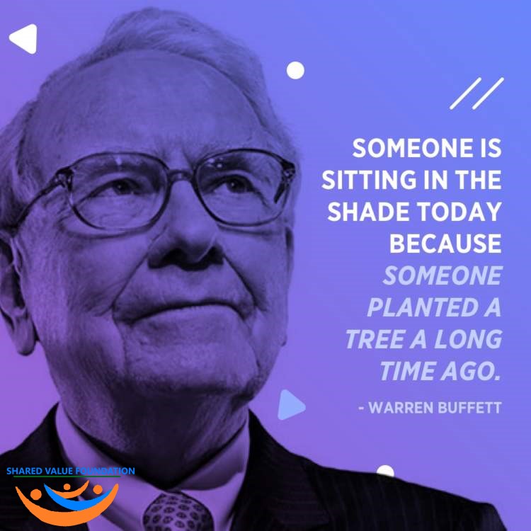 sbclimited_org's tweet photo. "Someone is sitting in the shade today because someone planted a tree a long time ago" ~Warren Buffet
As we live life, let's be in the habit of doing good without expecting something in return.
#sharedvaluefoundation #sustainblebusinessconsulting #sharedvaluehub #motivationmonday https://t.co/al3bDjhPRB