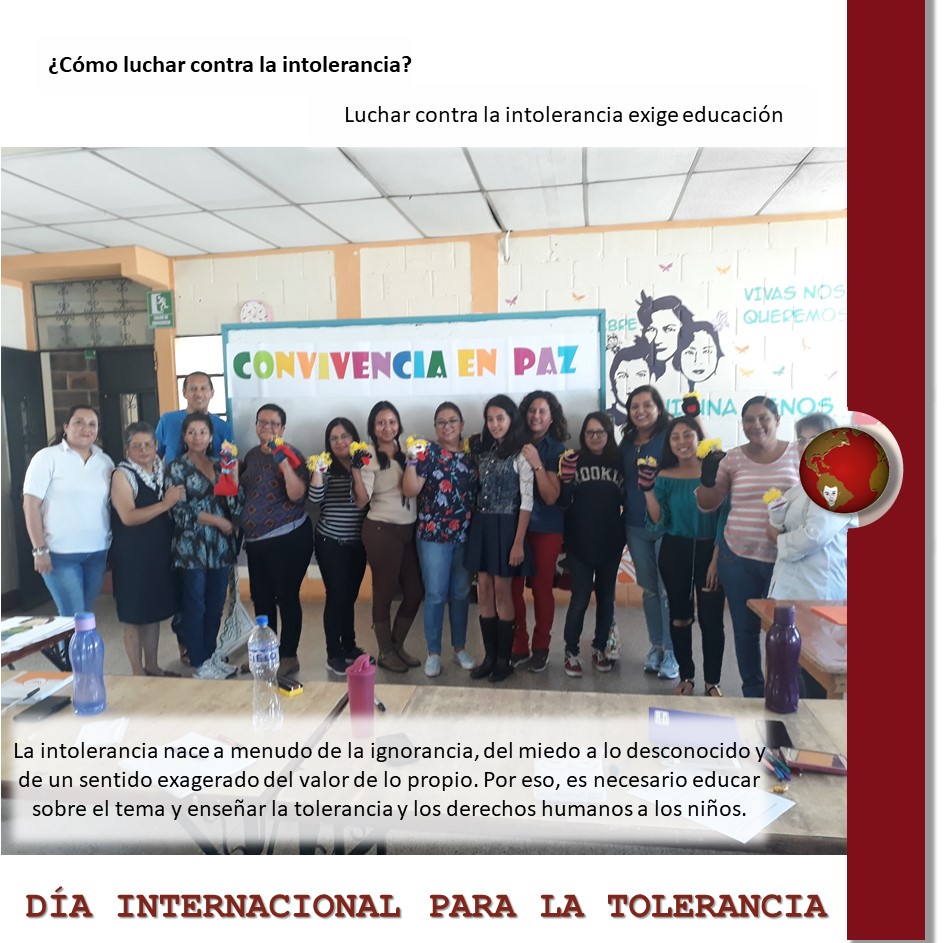 AsocManabi's tweet photo. La tolerancia consiste en el respeto, la aceptación y el aprecio de la rica diversidad de las culturas de nuestro mundo, de nuestras formas de expresión y medios de ser humanos
#diainternacionalparalatolerancia#16N #stopintolerancia #asociacionmanabi #voluntariadointernacional https://t.co/Ea8AfzUMTB