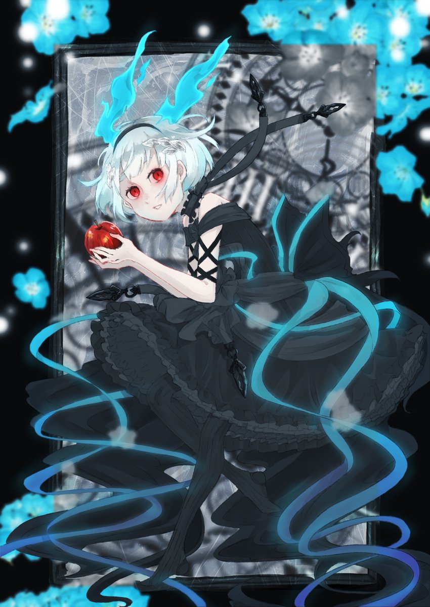 #皆さん線画と塗った後を見せてください
こんな感じ～ 