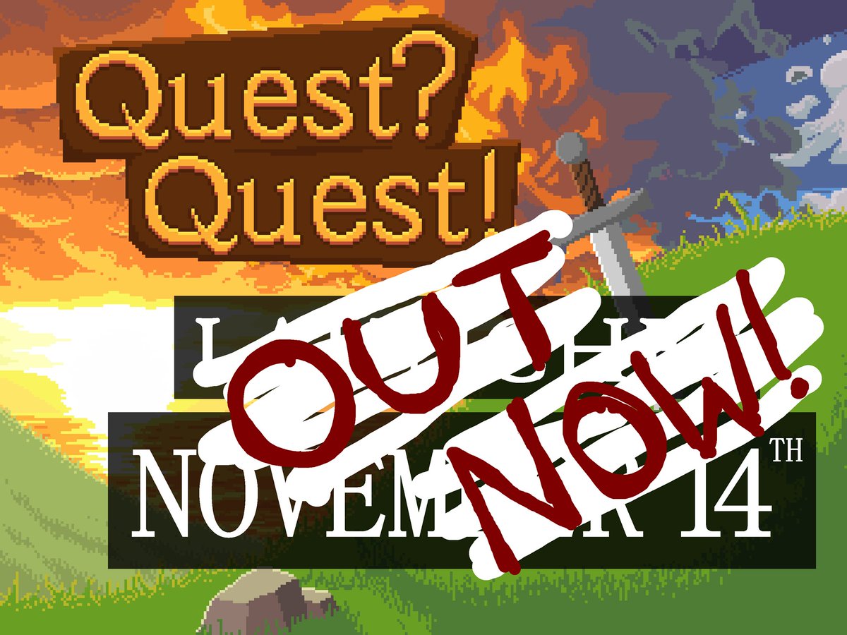 _Starbreak's tweet photo. Tune in tonight at 7pm UK time where we'll be playing #QuestQuest LIVE on my channel! It's a new indie game designed by @ChromedDragon !! It's sure to be a lot of fun so come check it out! Watch this space!

#twitch #TwitchStreamers https://t.co/RRnReZiQmB