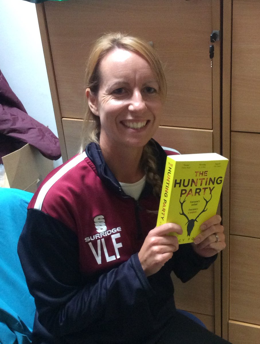 SaintMichaelsCE's tweet photo. Reading in PE: Mrs Finch is currently reading Lucy Foley’s modern thriller, The Hunting Party - it’s a gripping crime fiction thriller. #StMichaelsSports #ReadingInPE https://t.co/BYVgpq1Ls1
