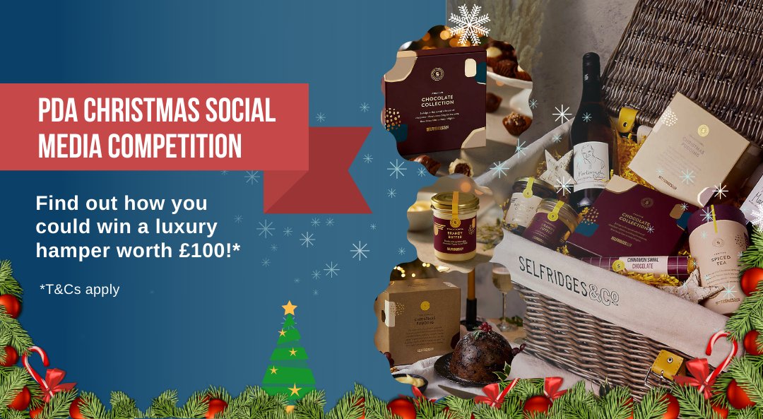 the_pda's tweet photo. Enter the PDA Christmas hamper competition. If you study or work in #pharmacy, we are giving you the chance to win a luxury Christmas hamper worth £100! To enter, make sure you're following us and then retweet this post and tag us. T&amp;Cs can be found here: https://t.co/mbm1n4gRns https://t.co/Xs72Uc5jOV