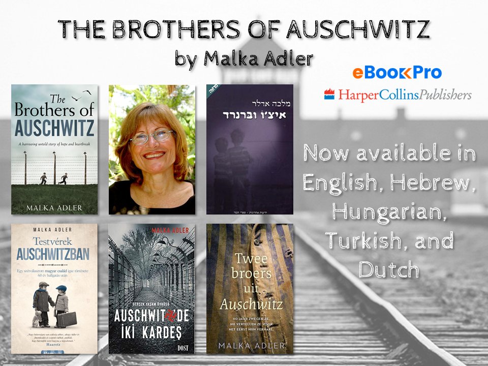 tbcarmi's tweet photo. Our literary agency's greatest success!
The rights for #Malka_Adler's truly incredible book, #The_Brothers_of_Auschwitz, have been purchased by @HarperCollinsUK. 
The book is now inspiring people all over the world in 5 languages, topping bestseller lists across the globe. https://t.co/UEpQ02OPbx
