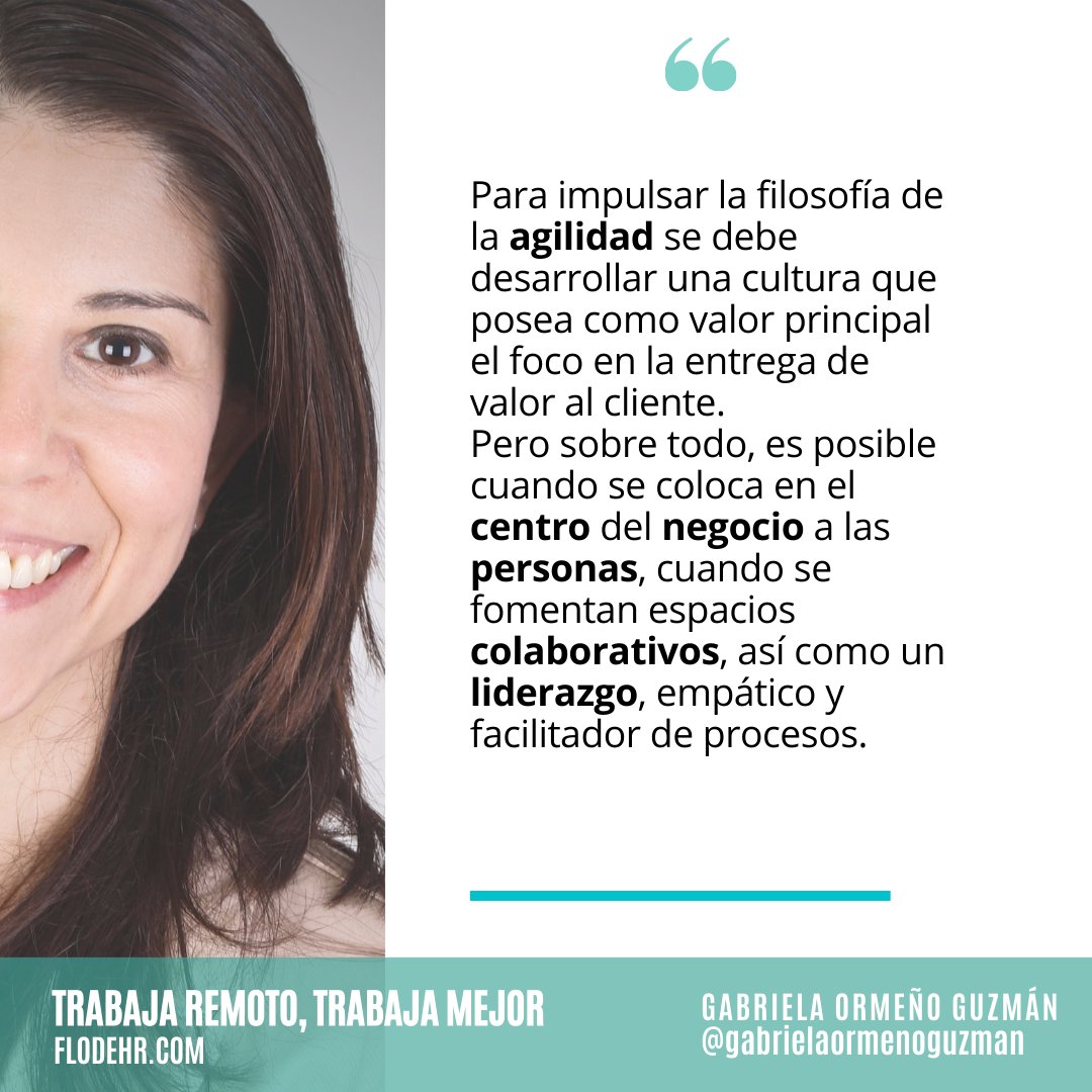 gabrielaormenog's tweet photo. La agilidad va más allá de una metodología per se, es una mentalidad que va acompañada de todo un cambio cultural y organizacional.
https://t.co/BfJK4zRkGD
#TrabajoRemoto #teletrabajo #FlodeH #equiposdistribuidos #liderazgodigital #trainingonline #agilidad #agile https://t.co/qKmUIYKBwY