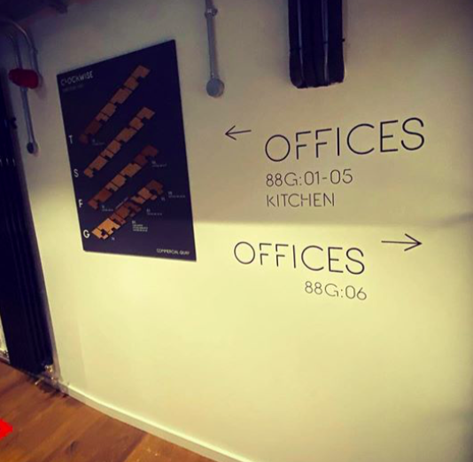 EvolveGroup4's tweet photo. LOVE these bespoke directory boards that we made and installed for @workclockwise #cork #wood #print #signmaking #signs #signage #vinyl #evolveprint #evolvesigns #evolveeveryday https://t.co/XkGQ5DlI2r