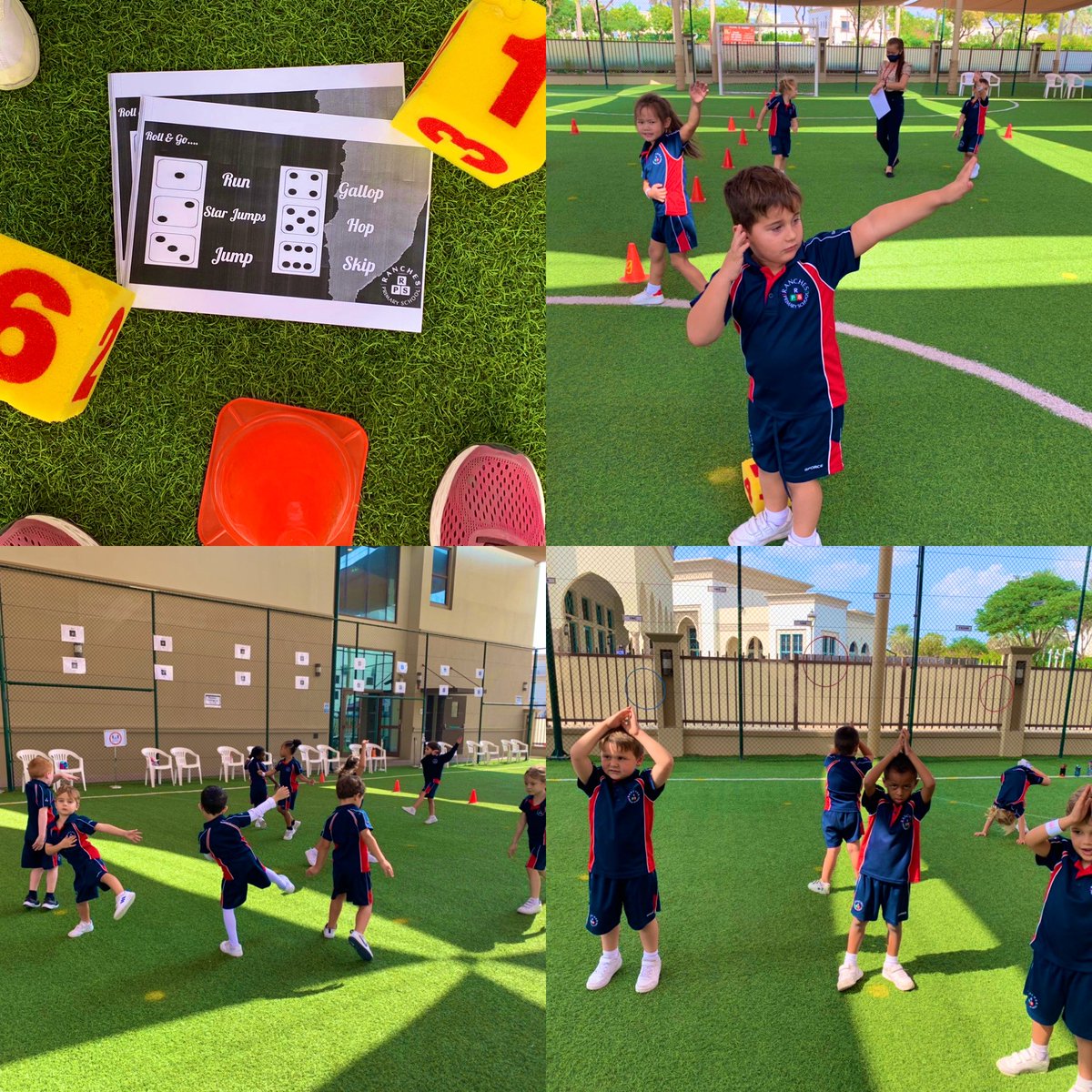 RPSDubai's tweet photo. The Dubai Fitness Challenge is into week 3 at RPS. Year 4 &amp; Year 5 have been working out like an ‘Avenger’ whilst FS2 have been ‘rolling &amp; going’ with a dice fitness workout #rpsyear4 #rpsyear5 #30x30 #rpsfs2 #dubaifitnesschallenge @RPS_Sport @DXBFitChallenge https://t.co/WP7GRbKVby