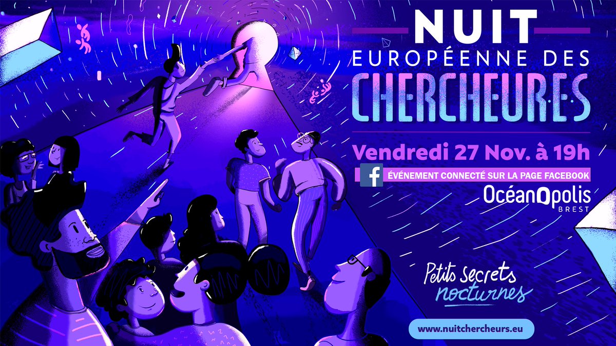 #NuitChercheurs #Brest 🌙 Océanopolis s'invite chez vous avec La Nuit Européenne des Chercheur.e.s, le 27 novembre 2020, de 19h à 21h, en direct de notre page Facebook !
#OcéanopolisChezVous <a href="/NuitChercheurs/">Nuit Européenne des Chercheurs</a>