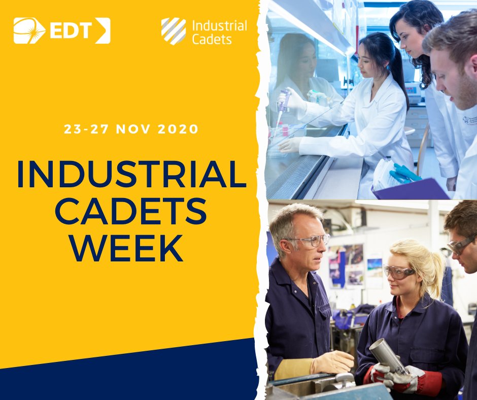 IndustrialCadet's tweet photo. Teachers &amp; Students! Only one week to go until our virtual #IndustrialCadetsWeek launch! An engaging week full of #STEM themed sessions and careers insight for students. There is still time to register if you haven't done so already: https://t.co/EXXkzNmrBP #VirtualSTEMtasters https://t.co/9dYRDAE0bm
