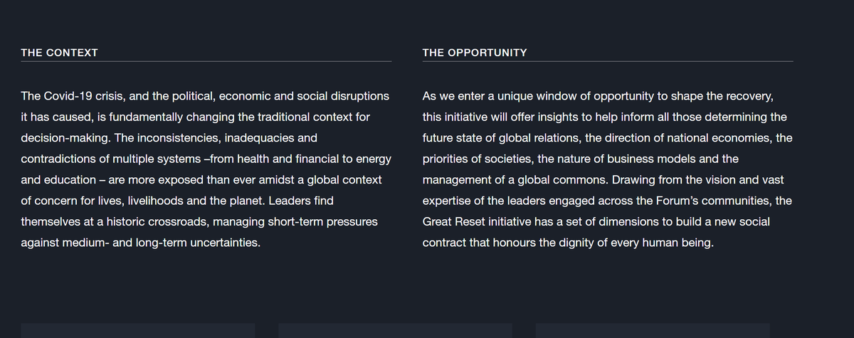 team davos to the rescue!if you doubt the power or intent of these people, go read their own wordscosseted in the high language of dignity & opportunity is the desire to tie social justice, climate, & health together into one trans-national leviathan that dominates EVERYTHING