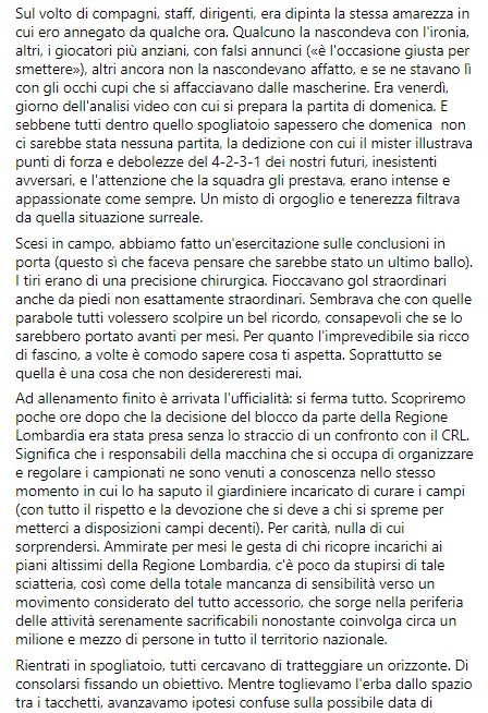 FBiasin's tweet photo. Prendete cinque minuti e leggete questo pezzo.
Ve lo consiglio vivamente perché:

1) È scritto benissimo (e non è poco). 
2) Ci fa capire che il #calcio è molto di più dei soliti quattro luoghi comuni. https://t.co/fwou7TCXiX