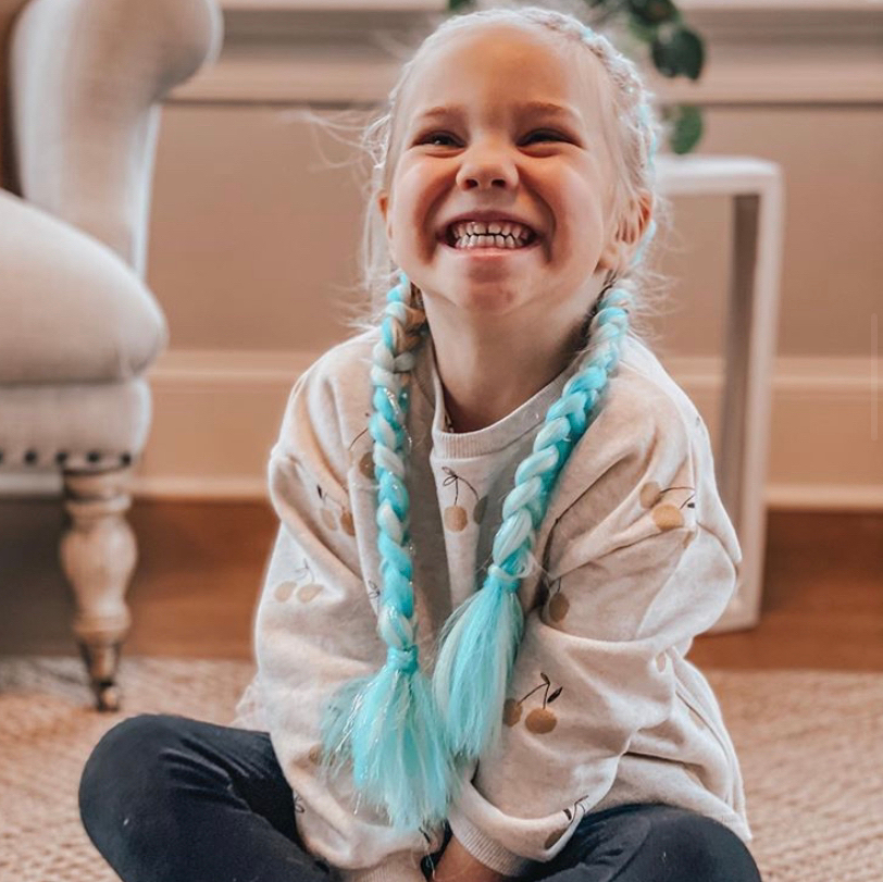 we're love when are babes are THIS excited to wear their braid ♡ 
♡ 
with feed ins you can keep them in for days, yay, for no more bad hair days! ♡ ♡