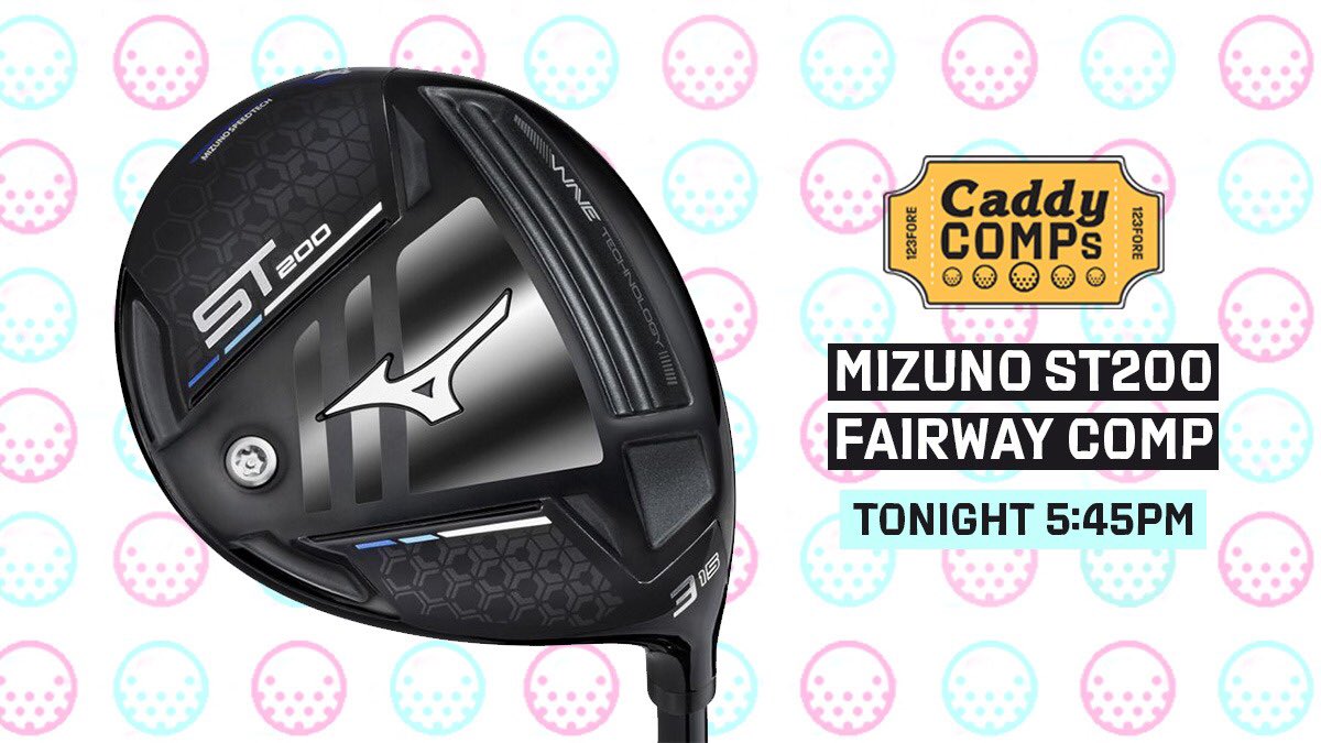 The Mizuno ST200 3wood giveaway will be drawn tonight at 5:45pm LIVE on our Instagram page for everyone who chose to enter via our Masters Sweep. 📽 >>> instagram.com/caddycomps Then at 6PM we will be doing the PRO V1 Dozen giveaway for everyone who entered the #LastOneStanding