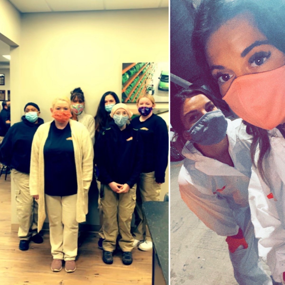 servprolexky's tweet photo. Shout out to these lovely ladies for working long hours over the past few weeks! Thank you for keeping our community #SERVPROClean! #alwaysheretohelp https://t.co/OI6FcuNUdm