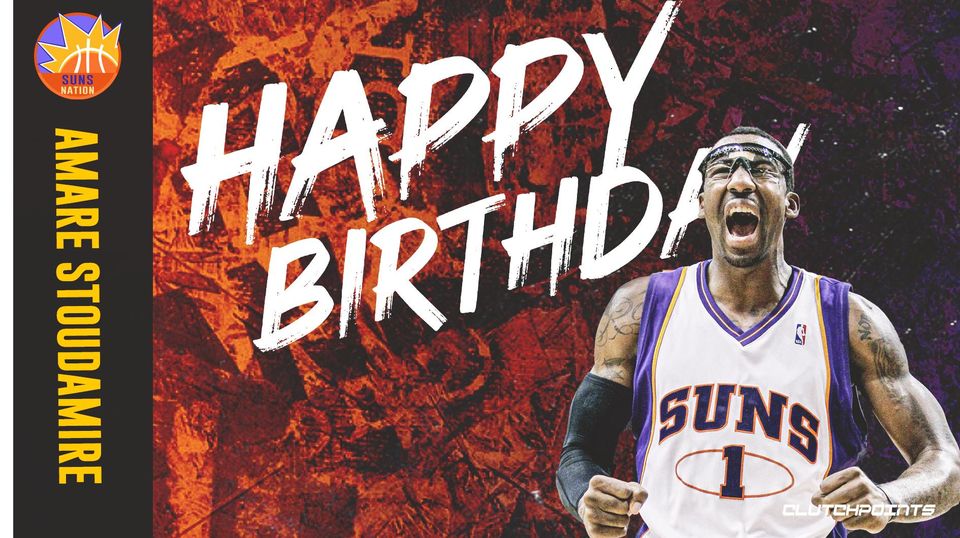 Join Suns Nation in wishing former 6x All-Star, Amar e Stoudemire a happy 38th birthday!  