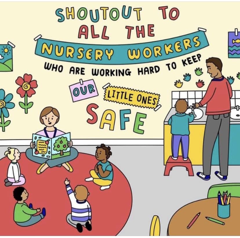 Sending our love to all nursery staff ❤️
