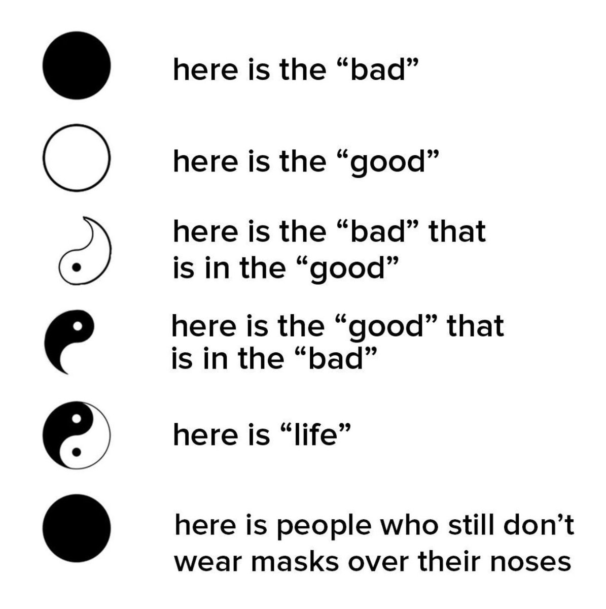 UNICORNGIRL045's tweet photo. YIN YANG can explain everything!!! GET A LIFE YIN MONSTERS! #yinyang #Pakistan #COVID__19 #LockdownEve #lockdownpart2 #lockdown https://t.co/O2zga1NuHT