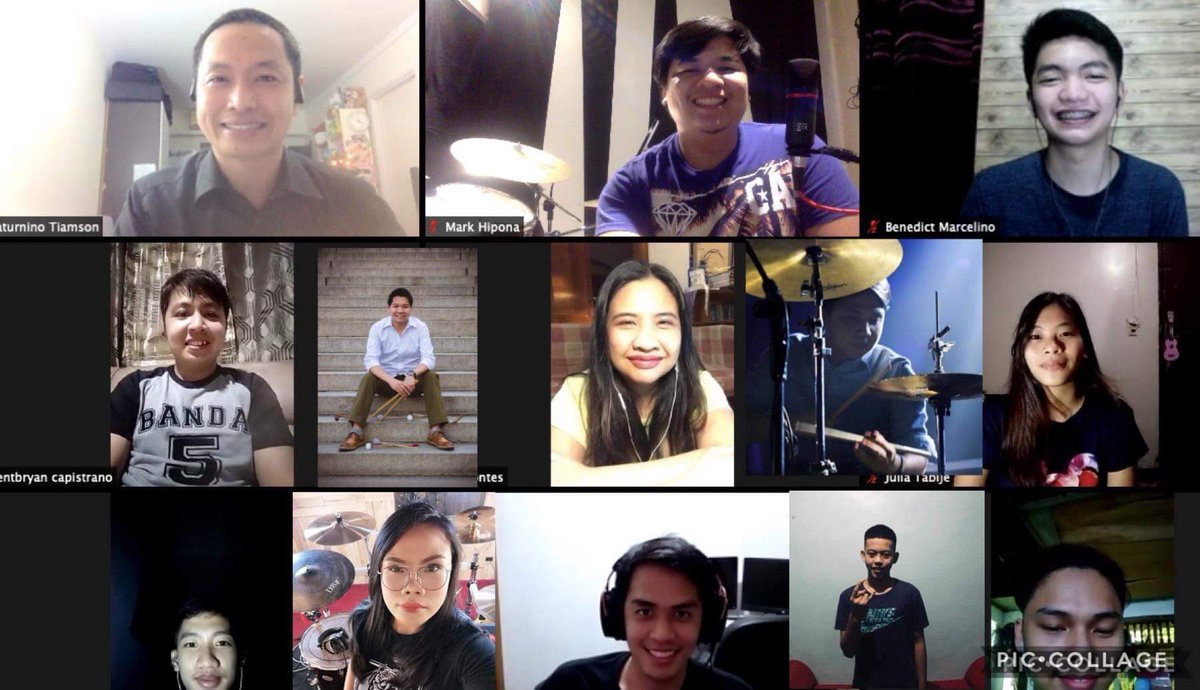 tusmontes's tweet image. One of the largest percussion events in the world, the Percussive Arts Society International Convention (PASIC) goes virtual this year and I got to attend together w/ some fellow Pinoy percs. Was in a different timezone over the weekend and learned so much! #PASIC2020