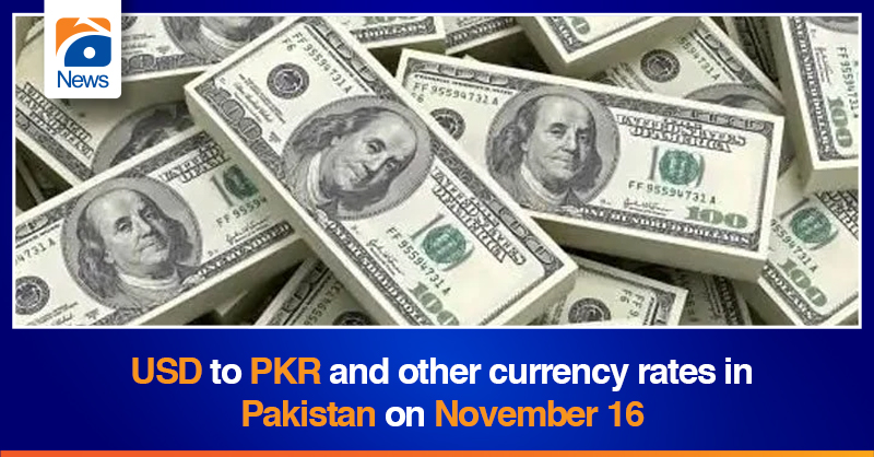 Geo English on X: #USD to #PKR and other currency rates in